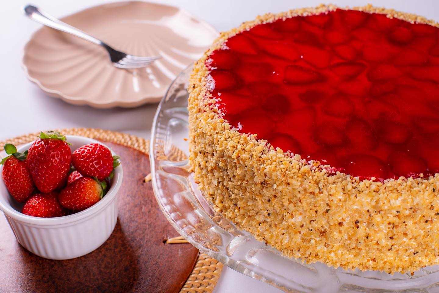 Torta Pavê Morango
